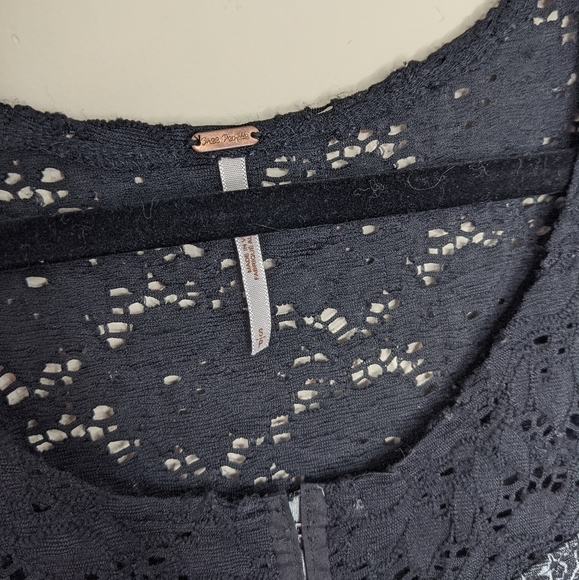 Free People Lace Floral Bodycon Dress H30 - Picture 2 of 6